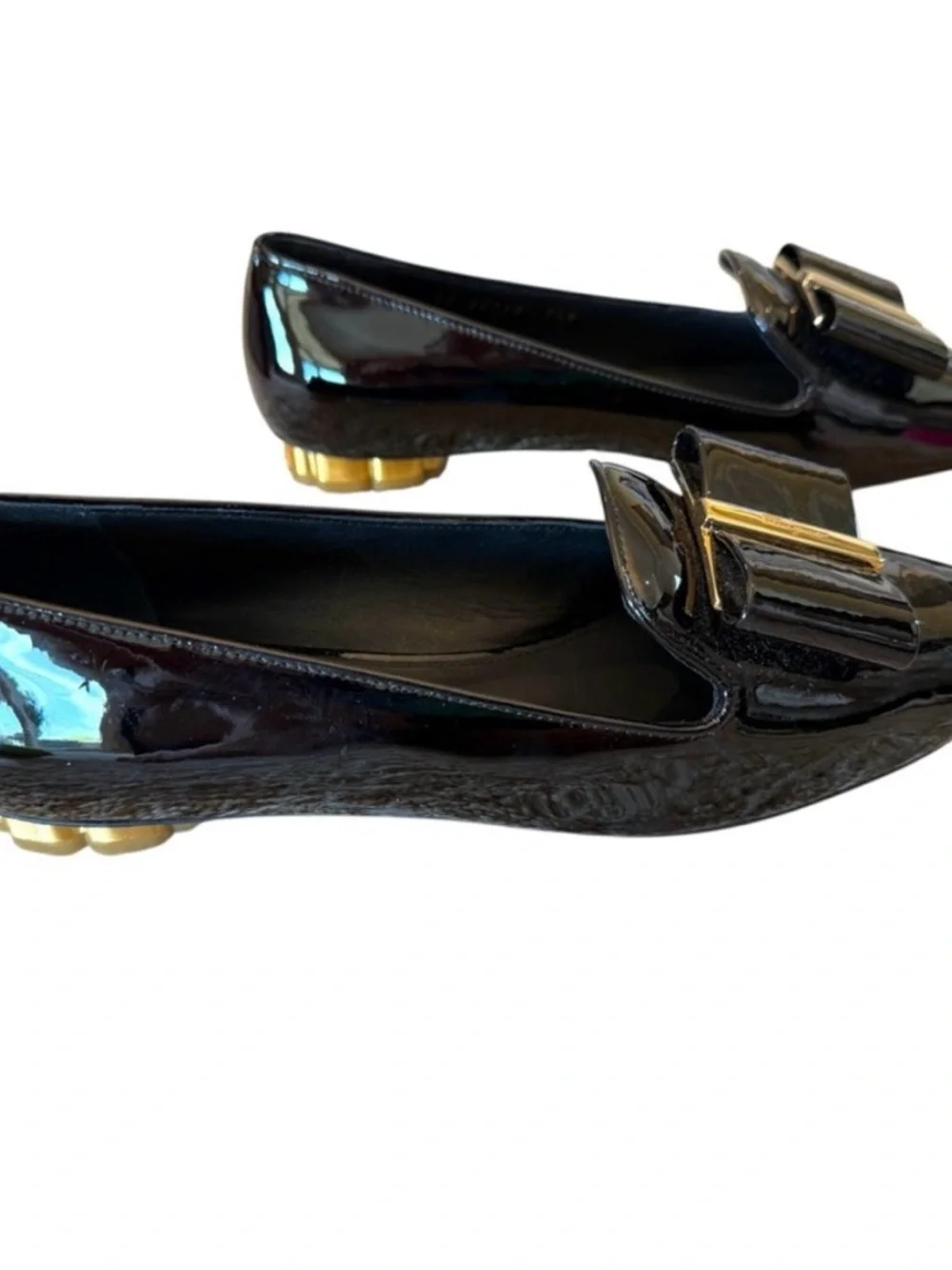 Salvatore Ferragamo Sarno Black Patent Leather Bow Loafers  Old Money Capsule